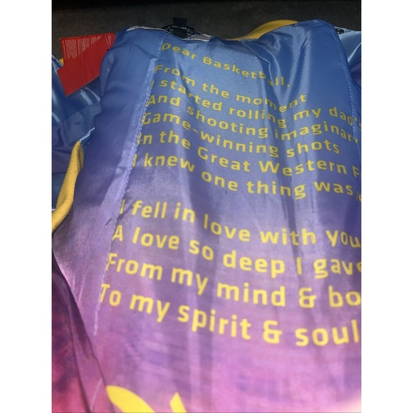 Headgear Classics Jacket Size Large Crenshaw Mamba Mentality 8 24 Blue Satin - Picture 16 of 16